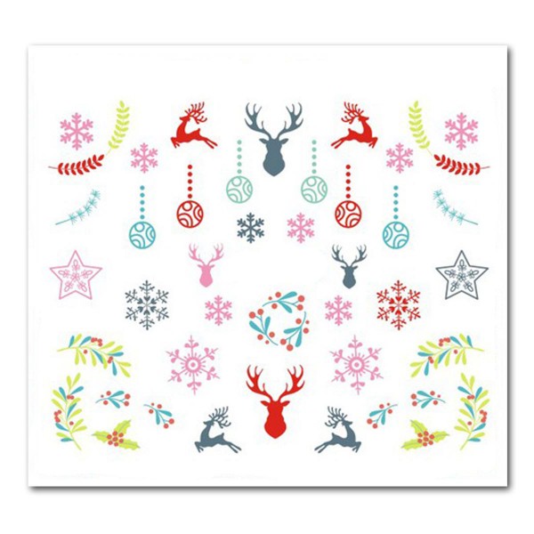 Nailart Tattoo Weihnachten 25