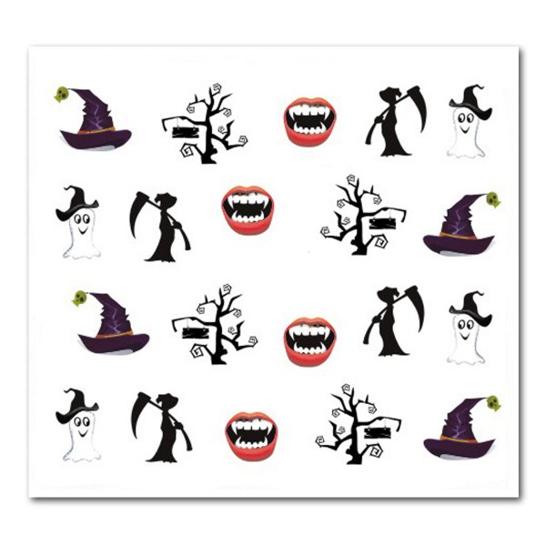 Nailart Tattoo Halloween 8