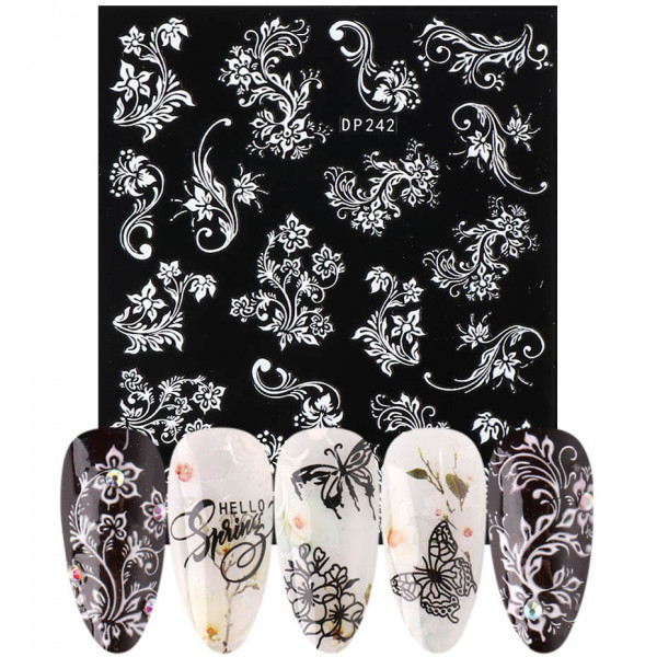 Nail Sticker Schnörkel Nailart für Fingernägel