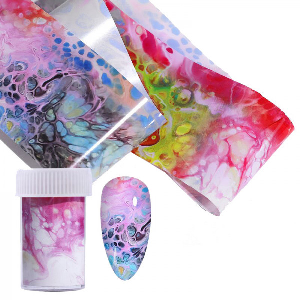 Water Marble Transferfolien Nailart Folie