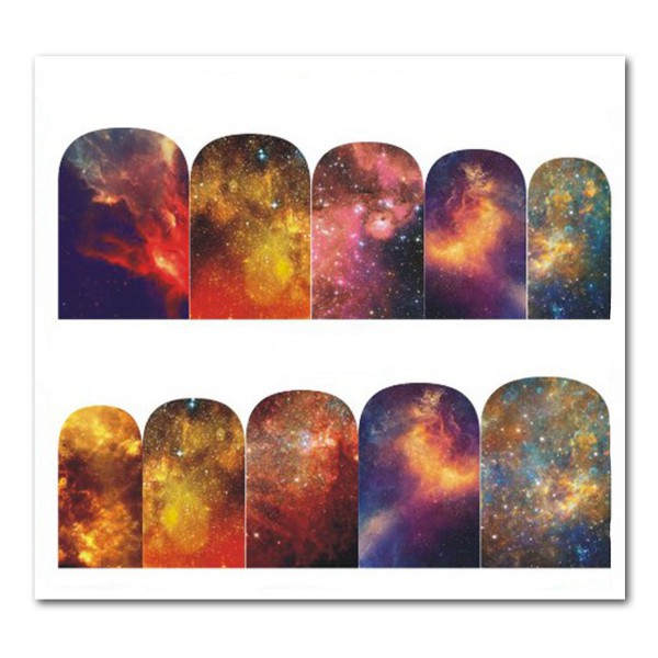 Nailart Tattoo Galaxy 3