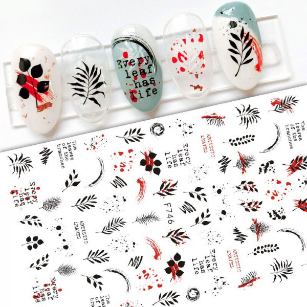 Nail Sticker Blumen Nailart nägel