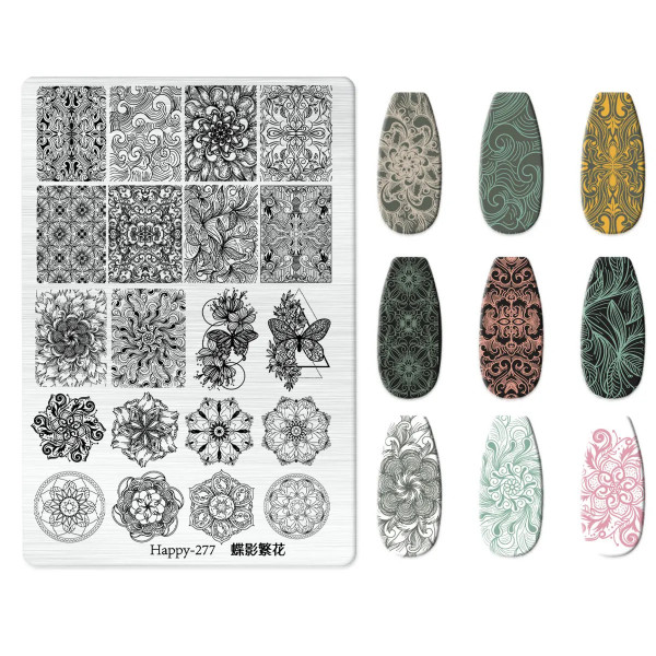 XXL Stamping Schablone Ornament Dreams