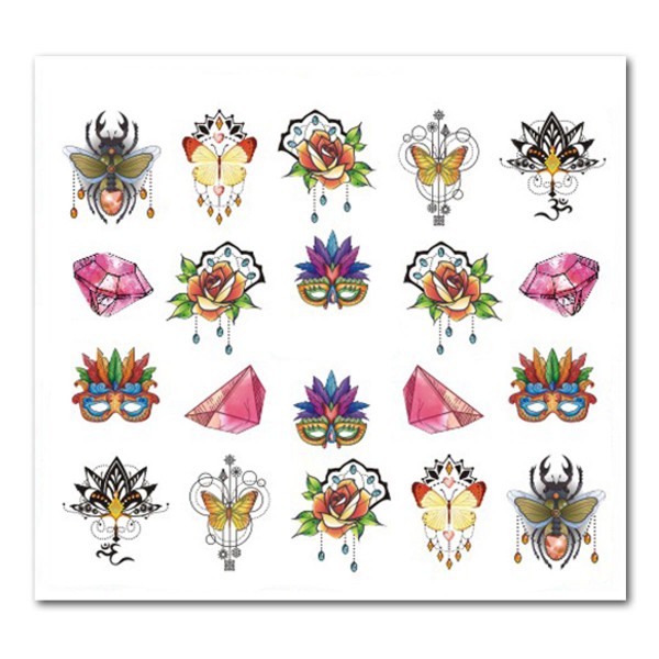Mandala Nailart Tattoo Wraps Slider