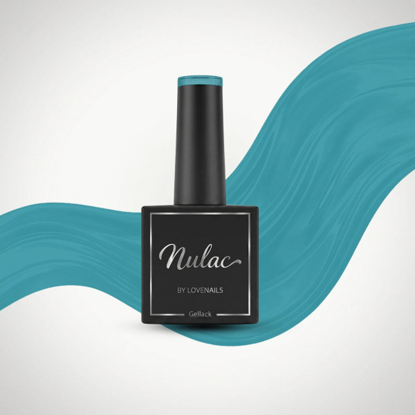 Lovenails Nulac UV Gellack Blue Sea 10ml – Edle Flasche mit echtem Farbkopf