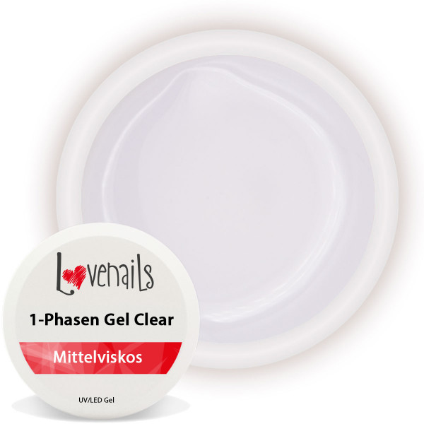 1-Phasen Gel clear Mittelviskos