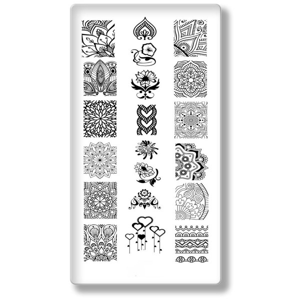 Stamping Schablone Mandala Nailart