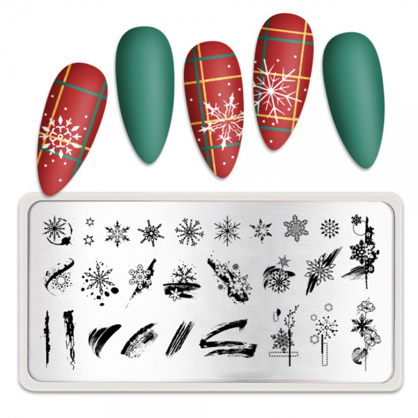 Xmas Stamping Schablone Weihnachten