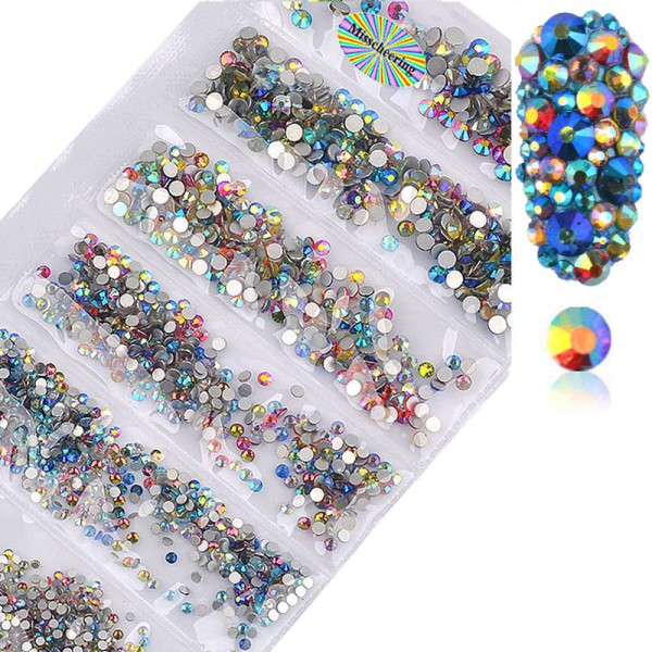 Glas Strass Mix AB Nailart