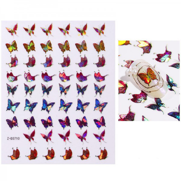 Nail Sticker Holo Schmetterling Nails