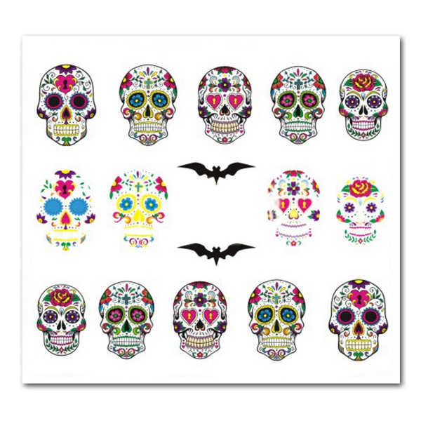 Nailart Tattoo La Catrina 10