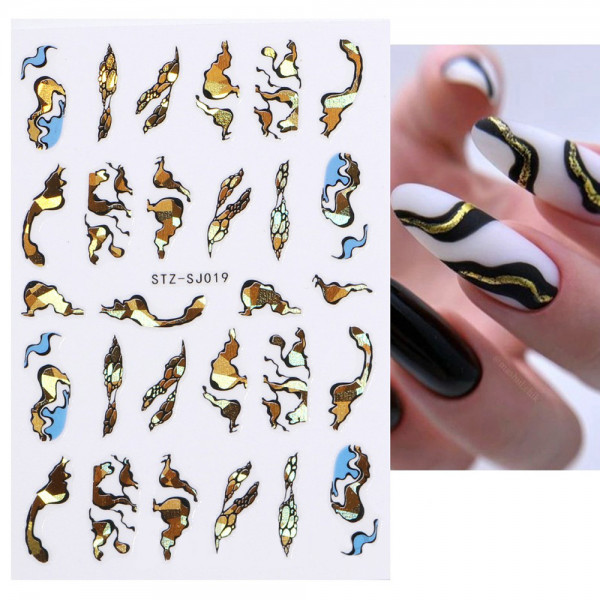 Nail Sticker Abstrakt Nailart