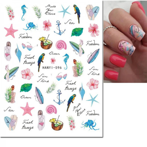Nail Sticker Sommer 3