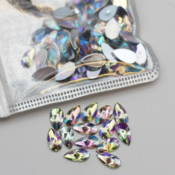 Strass Tropfen Clear AB