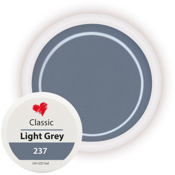 Classic Farbgel Light Grey Grau Modellage Nails