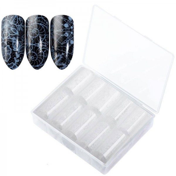 Transferfolien Box Spitze Weiss