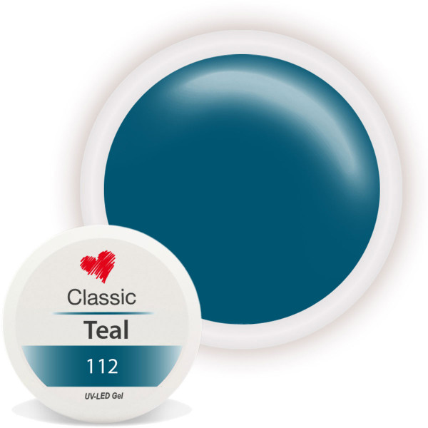 Classic Farbgel Teal nailart nägel gel