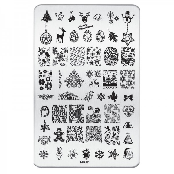 Stamping Schablone Xmas 1