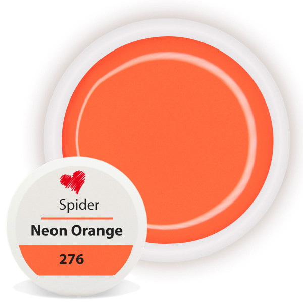 Spider Gel Neon Orange für Sommer Nägel