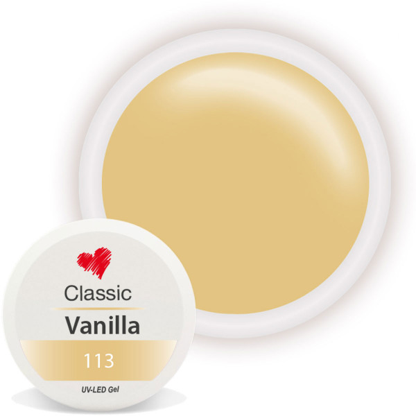 Classic Farbgel Vanilla Gelb nailart gel
