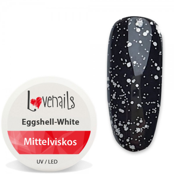 Eggshell white Versiegler Nageldesign