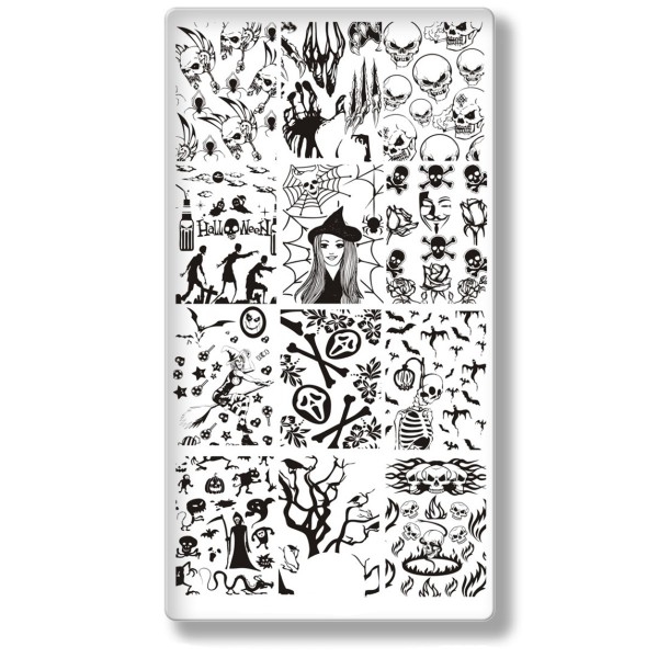 Stamping Schablone Halloween 9