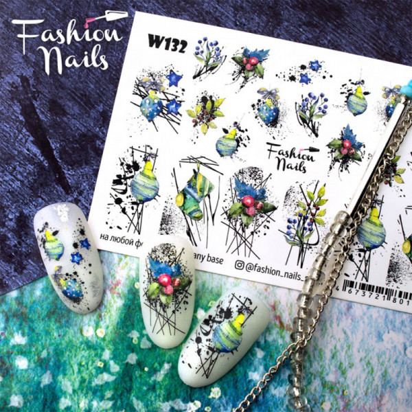 Weihnachten Slider Fashion Nails 