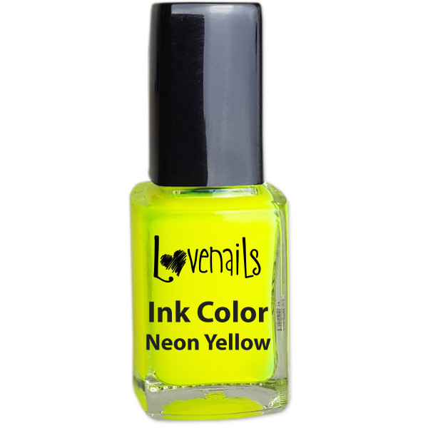 Ink Color Neon Yellow Sommer Farben nägel