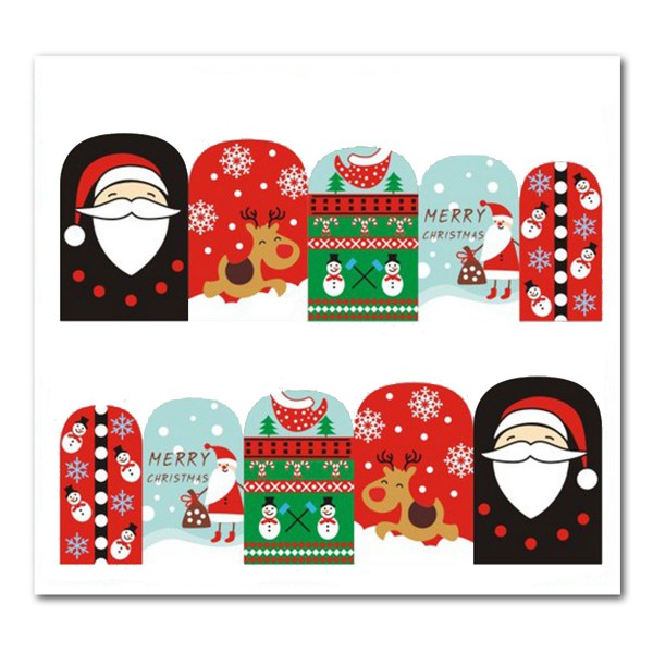Nailart Tattoo Weihnachten 33