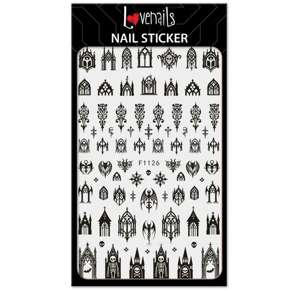 Nail Sticker Halloween nailart