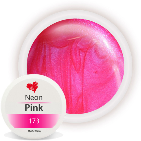 Neon Farbgel Pink Nagelstudio Sommer
