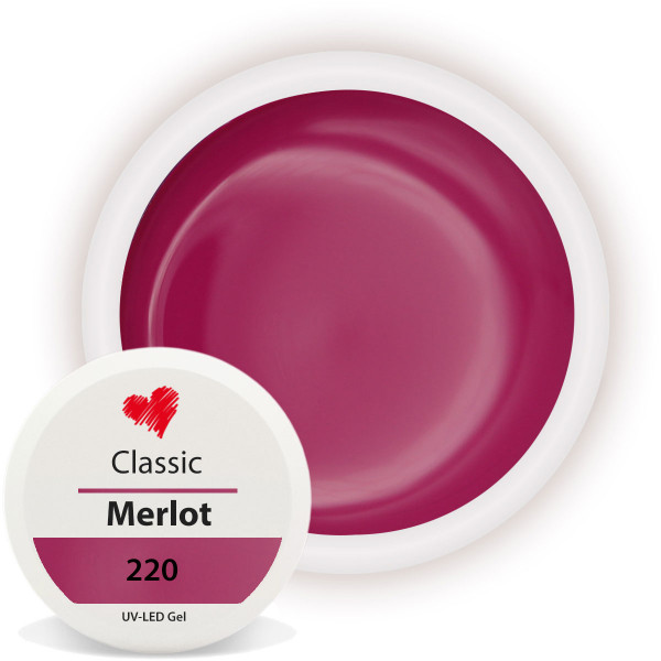 Merlot rot farbgel lovenails nailart 