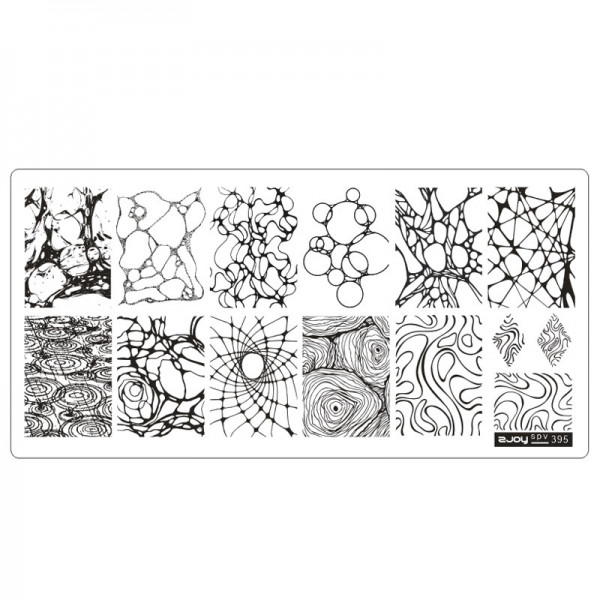Stamping Schablone SPV-395 Water Marble