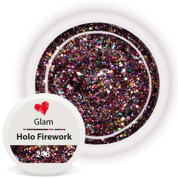 Glam Farbgel 248 Holo Firework