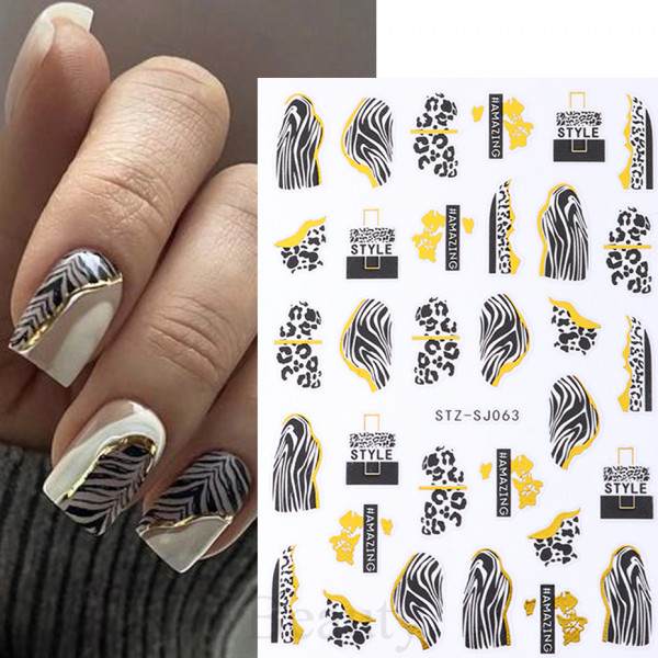 Leo Animal Nail Sticker für Nageldesign