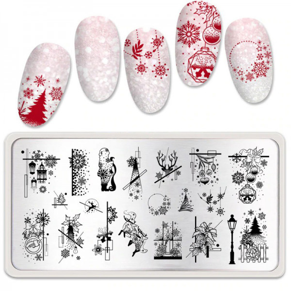 Xmas Stamping Schablone Weihnachten