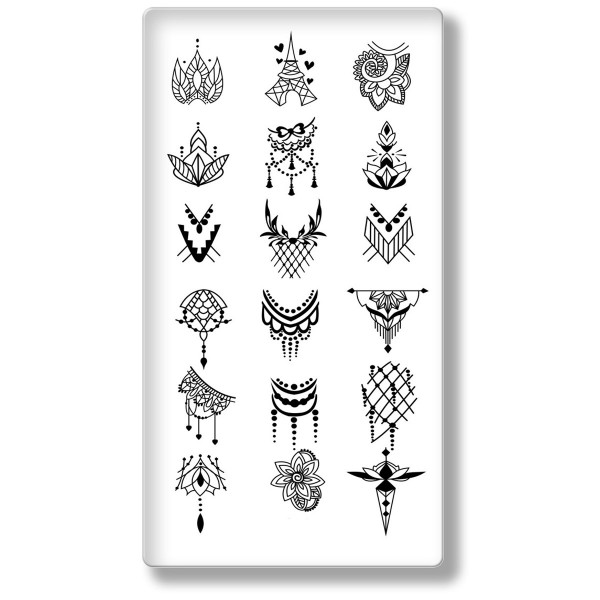 Stamping Schablone Mandala Nailart