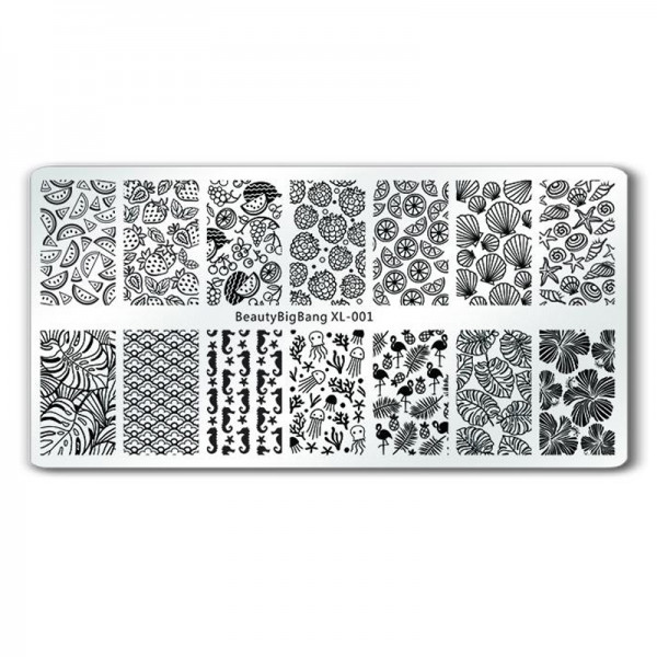Stamping schablone sommer sonne strans