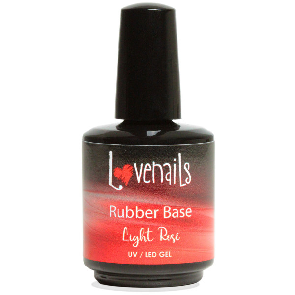 Rubber Base Light Rose in Pinselfalsche