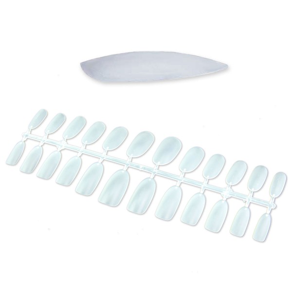 500 Square Tips Clear Matt