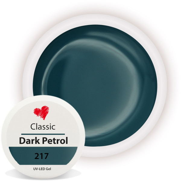 Dark petrol Farbgel Classic Nagelmodellage