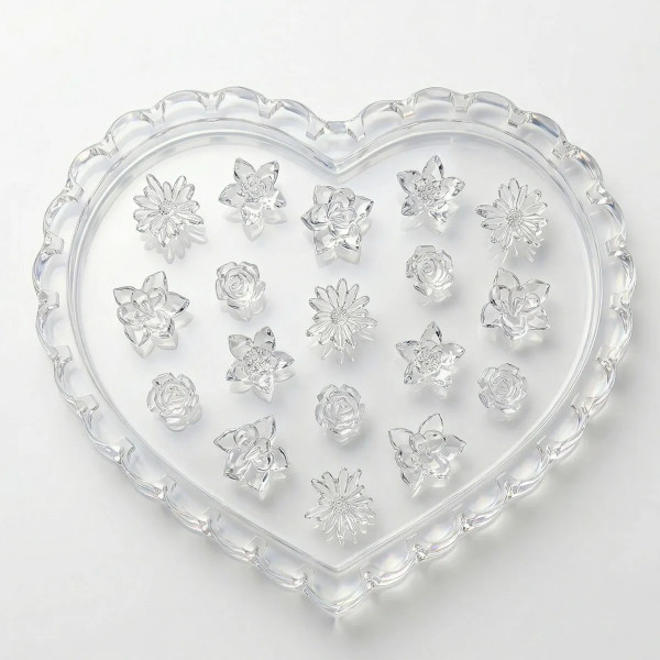 3D Silikon Form Blumen 2