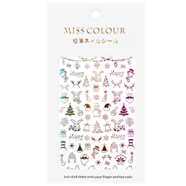 Xmas Nail Sticker Weihnachten Nailart