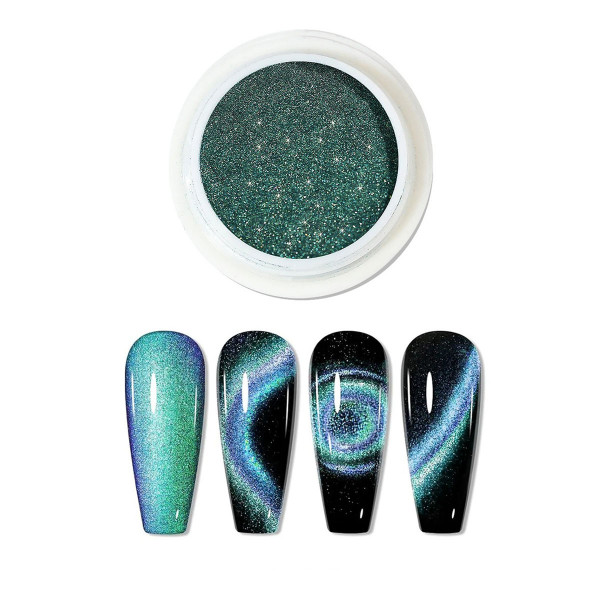Cat Eye Pigment Nailart