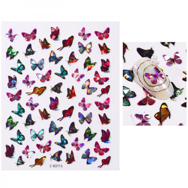Nail Sticker Holo Schmetterling Nails