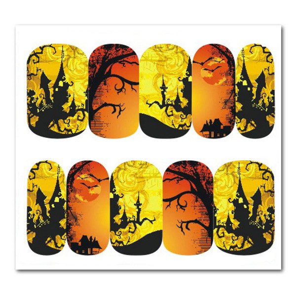 Nailart Tattoo Halloween 6