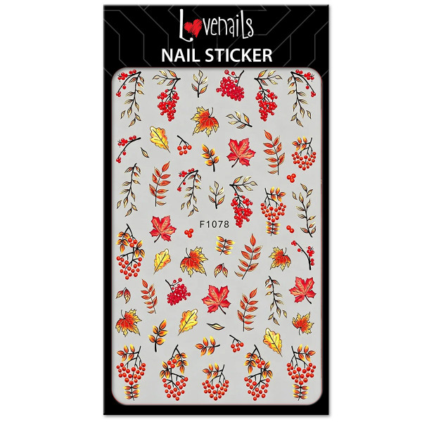 Nail Sticker Herbst für Nageldesign mit Blättern