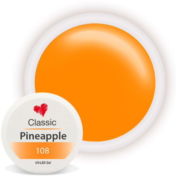 Classic Farbgel Pineapple Orange Nailart UV Gel