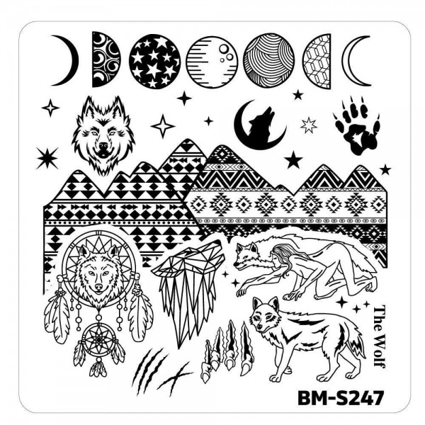 Stamping Schablone BM-S247