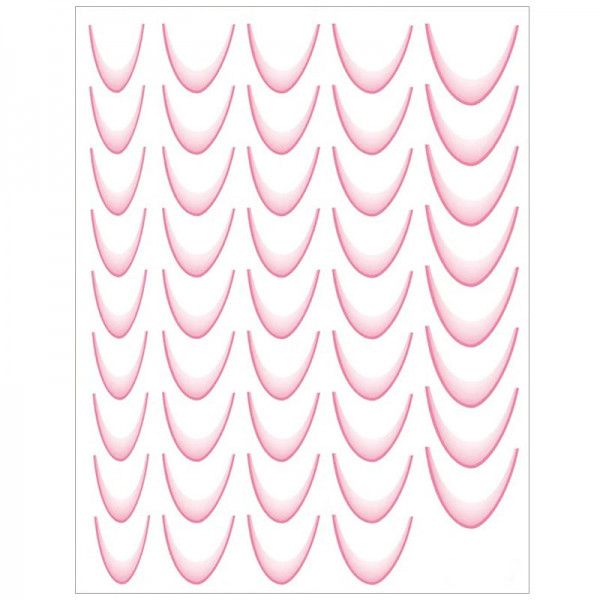 Ombre Smileline Sticker für French nails
